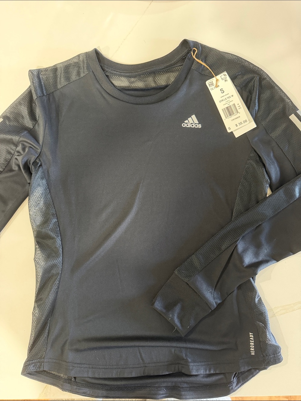 Women’s Adidas Long-Sleeve Training Tee - Black